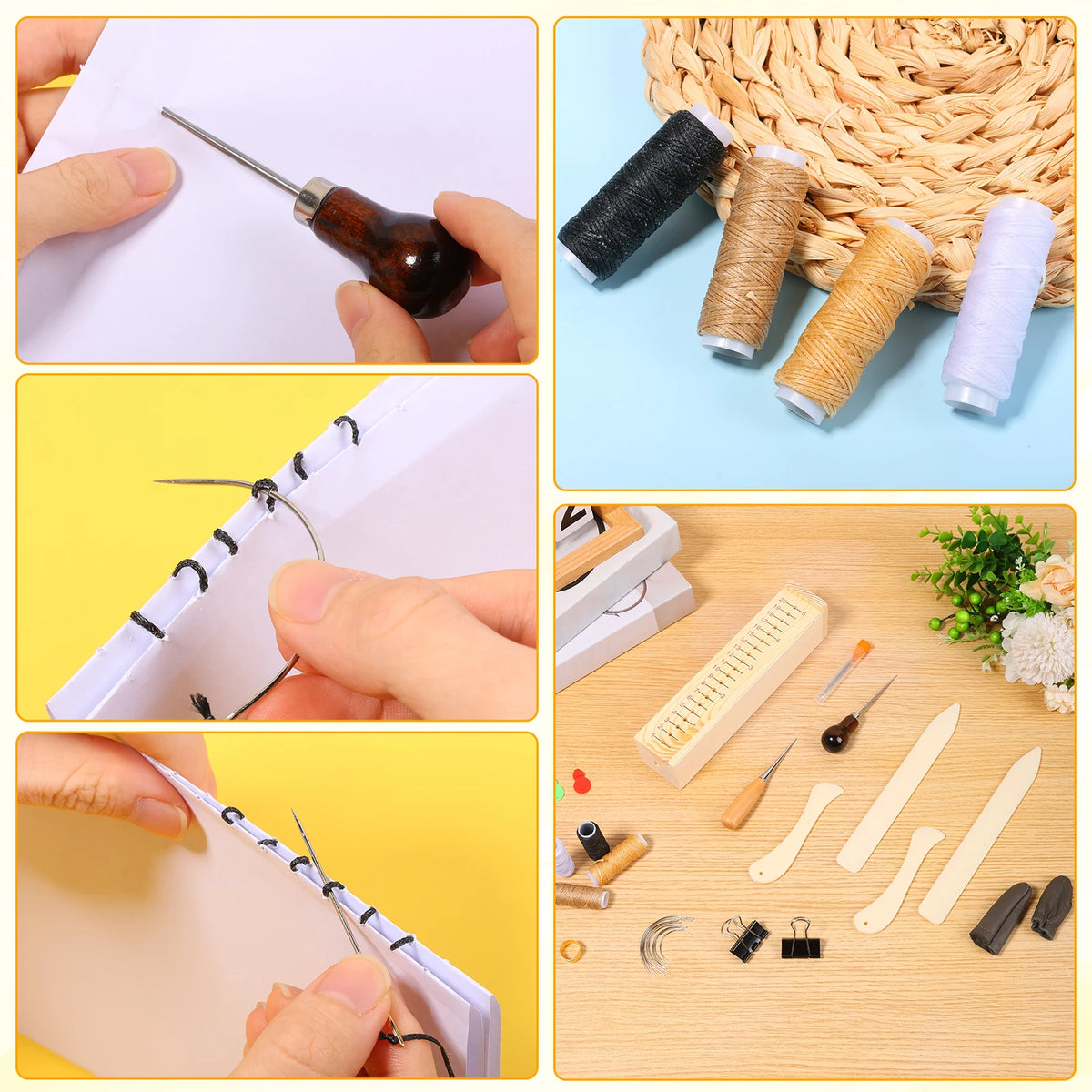 Houten Boekbindkraag Kit — Drie Toolset Opties