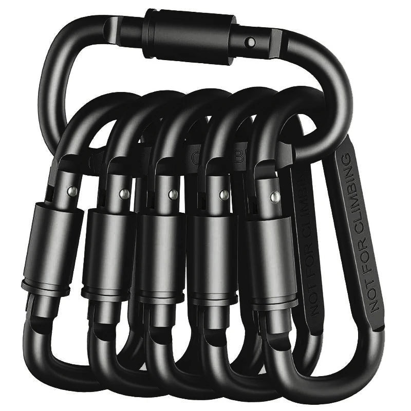 Aluminum Alloy D-Type Locking Carabiner Clip