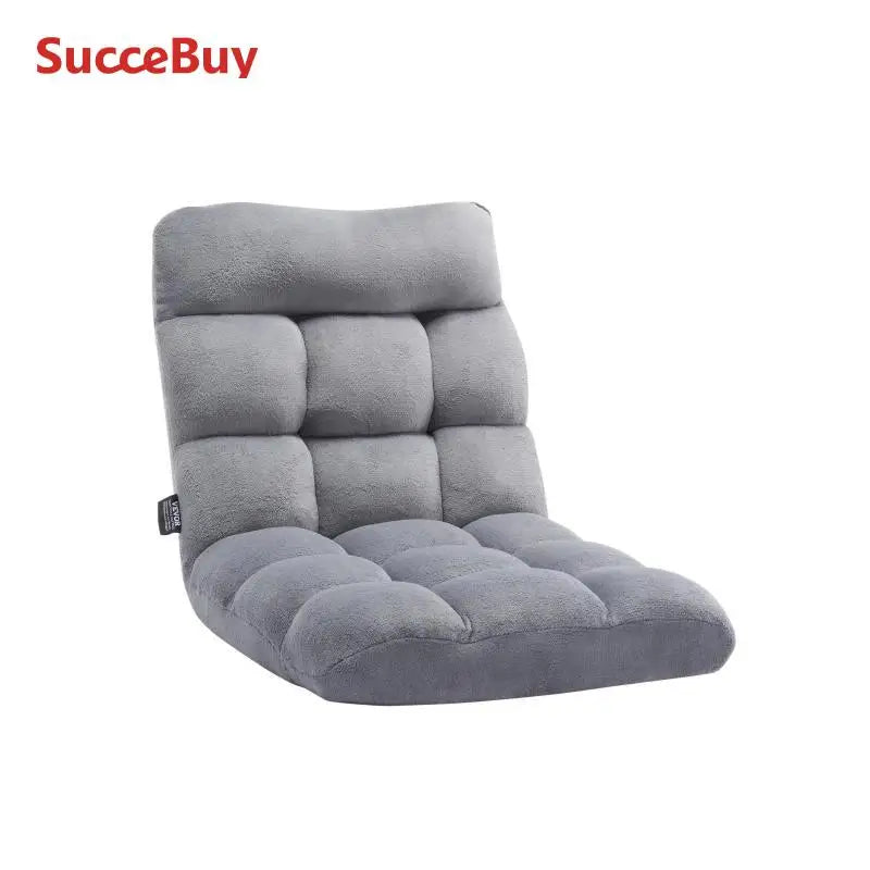 Chaise de sol réglable avec dossier, canapé en mousse pliable