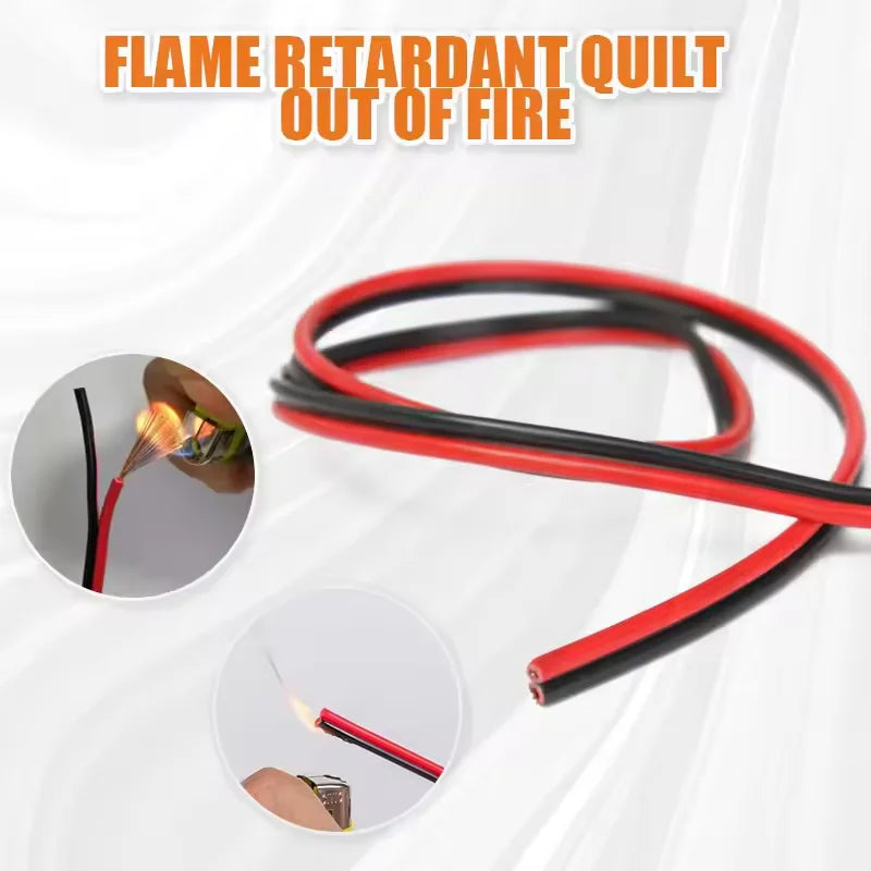 Red/Black Two-Core Speaker Wire, 5m or 10m