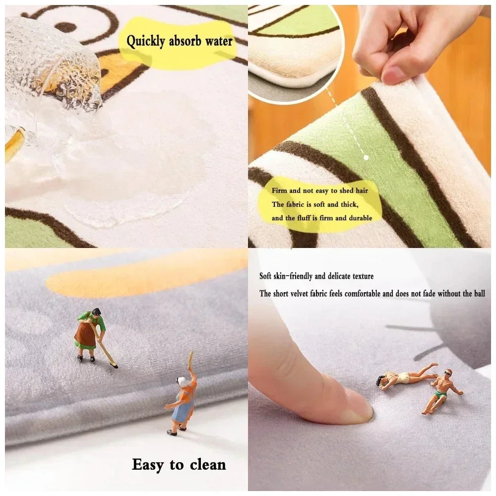 Cave Scenery Pattern Doormat for Home Entrances and Living Spaces