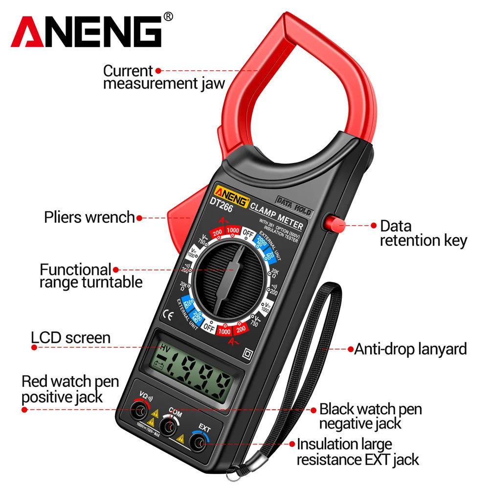 DT266-8 Digital Clamp Meter