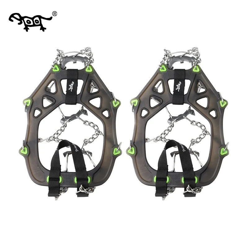 22-Tooth Ice Gripper Crampons for Hiking and Snow Walking