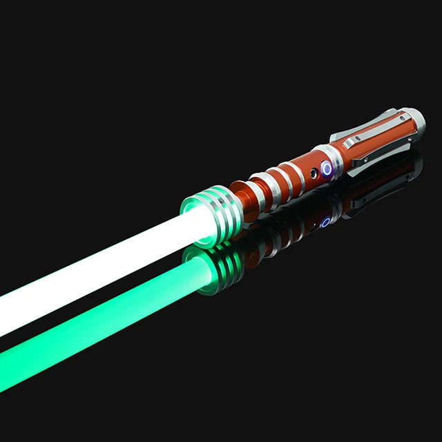 Sabre laser en métal RGB rechargeable avec effets sonores