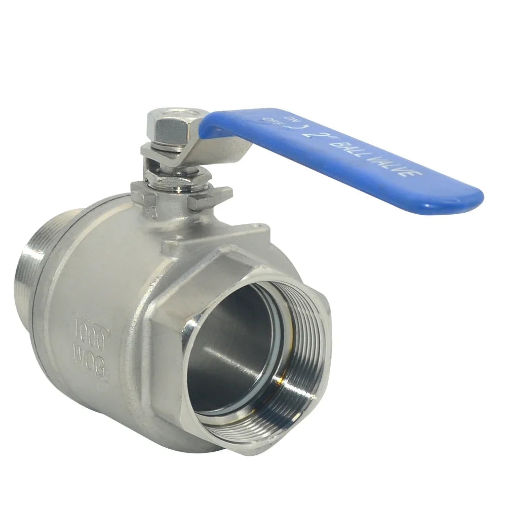316 Stainless Steel 2P Ball Valve for Water, Gas, and Oil Systems