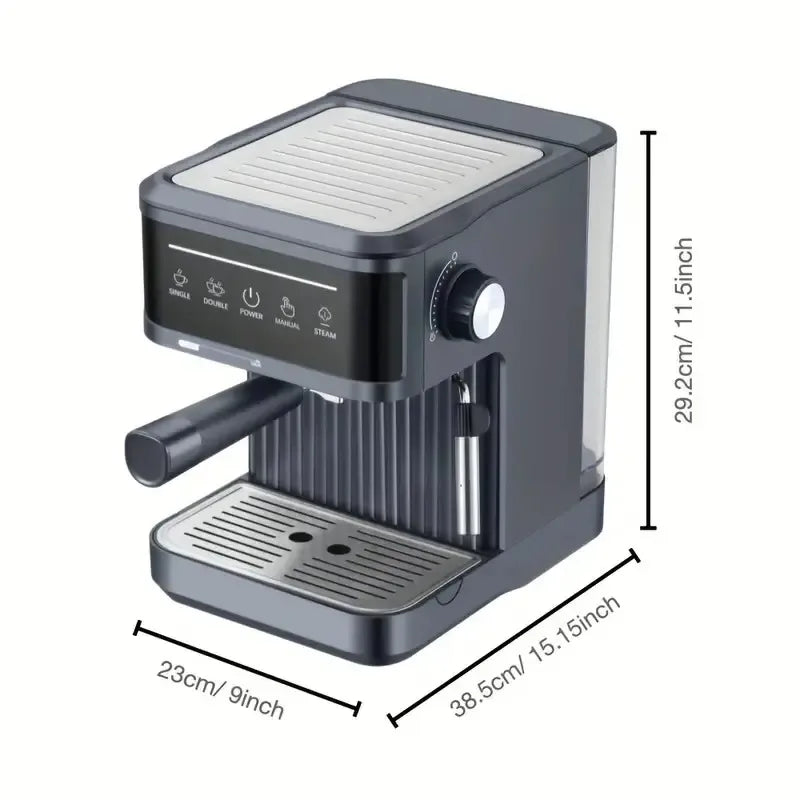 Elektrický italský kávovar 20 barů profesionální espresso kávovar automatický poloautomatický espresso cappuccino horká voda