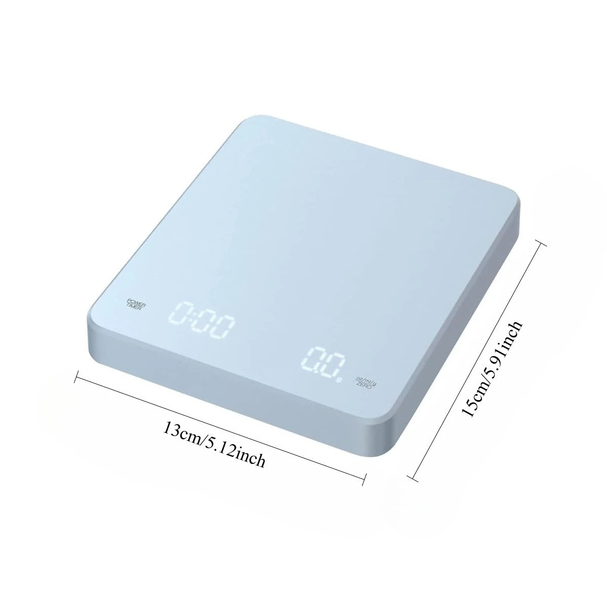 USB Digital Rechargeable Coffee Scale with Timer & LED Screen ☕ 