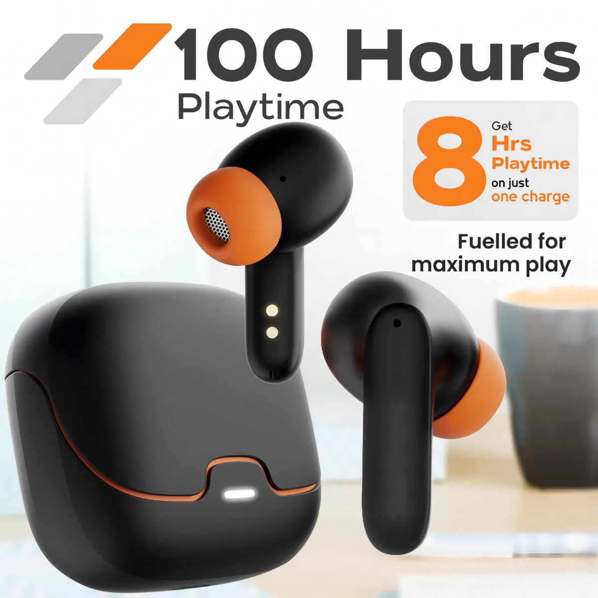 Wireless Earphones Bluetooth 5.4 with ENC Noise Cancelling