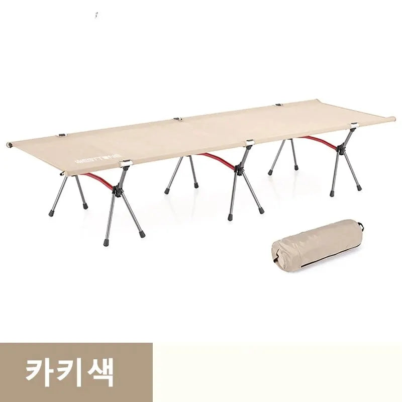Ultralight Camping Cot Folding Bed for Hiking and Travel