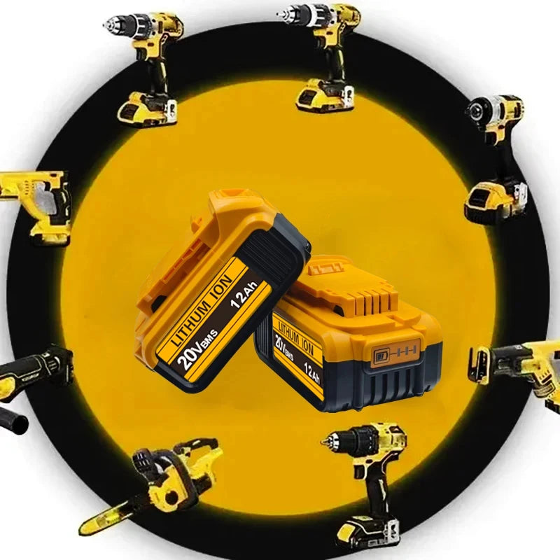 20V 12.0Ah MAX Li-Ion Power Tool Battery Replacement