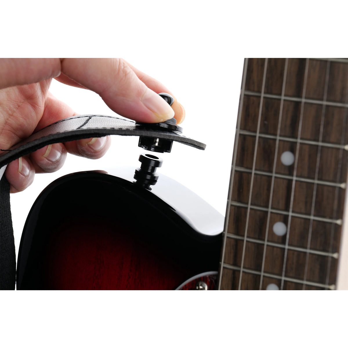 M182-2P Gurtverriegelungen für Gitarre und Bass, 2er-Set