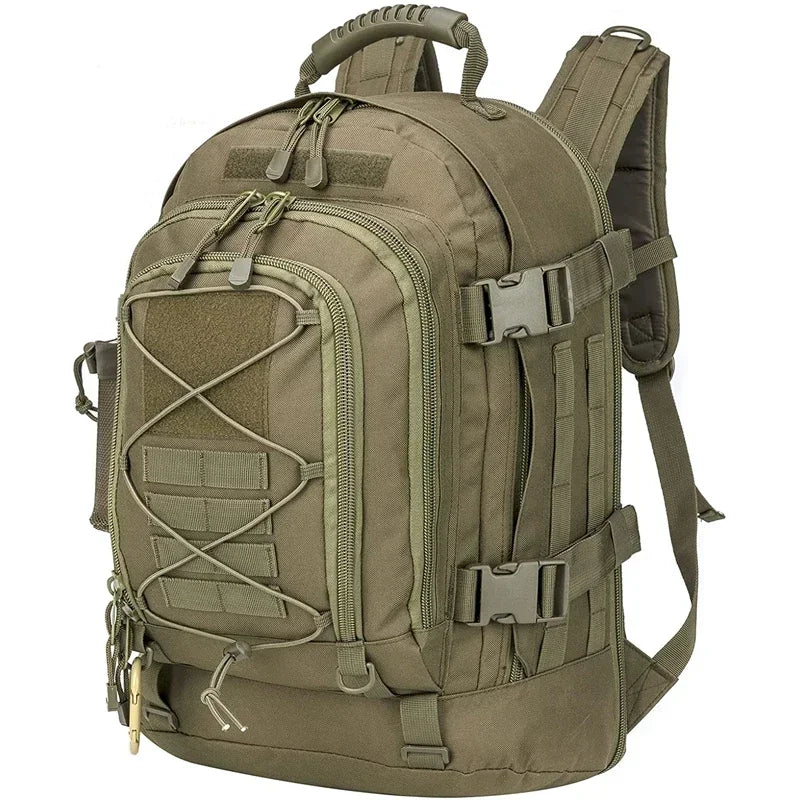 Sac à dos militaire tactique 65L pour camping, randonnée et voyage