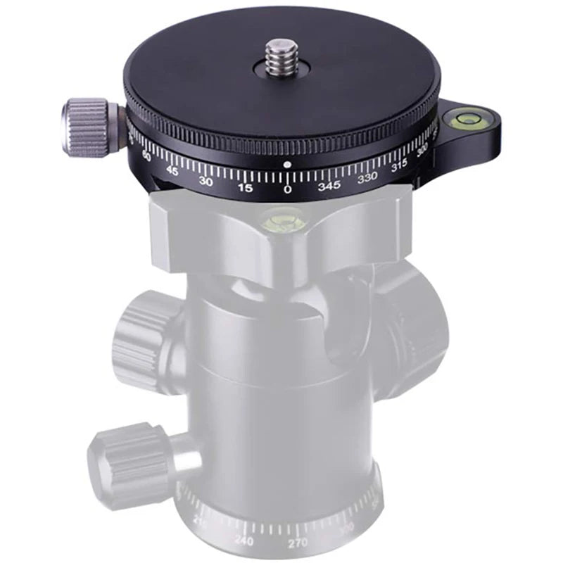 Panoramic Camera Panning Base with Bubble Level
