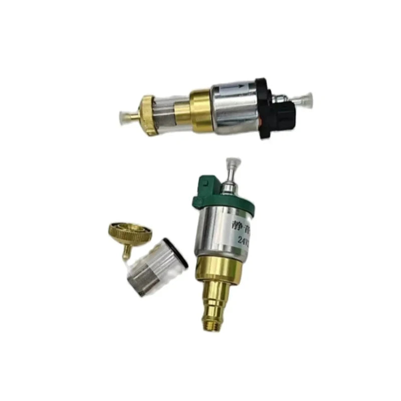 22ml 12V 24V Car Silent Fuel Pump +Bracket Air Heater Diesel Metal Car Heater Fuel Pump Air Parking Heater Accessories