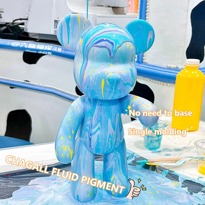 100ml Multi-farvet Flydende Akrylmaling Taske