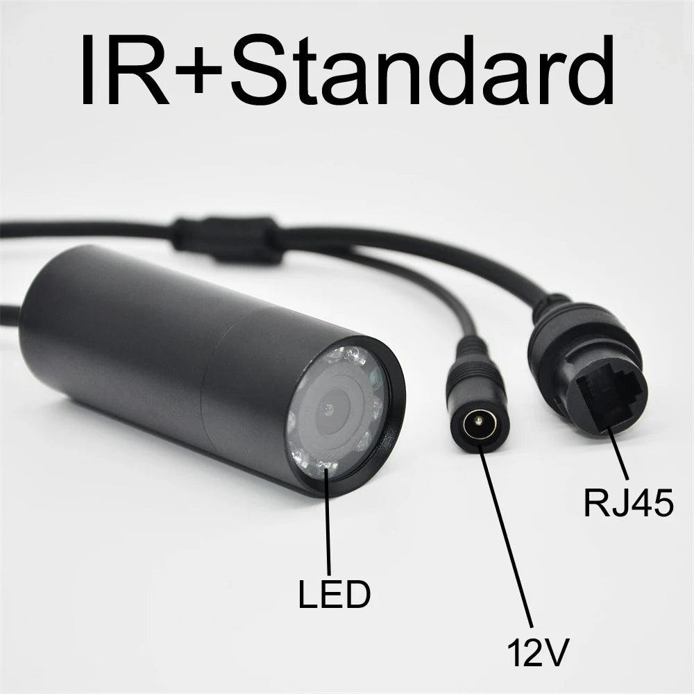 5MP Low Lux POE Waterproof Mini IP Camera for Industry and Security