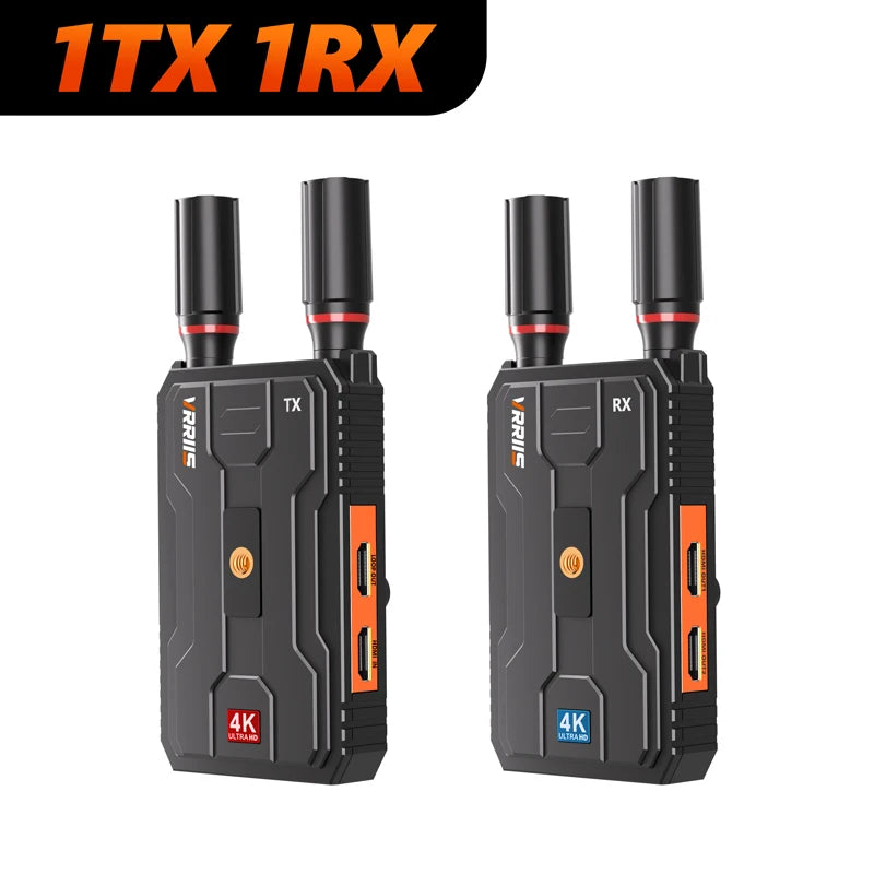 4K Wireless HDMI Transmitter and Receiver Extender Kit