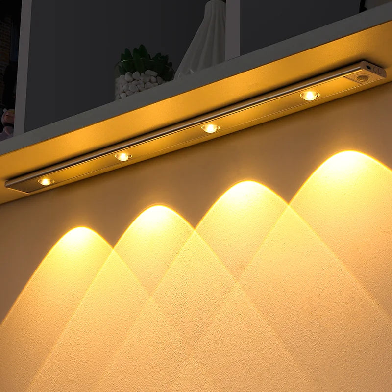 USB Rechargeable Dimmable Cabinet Sensor Light