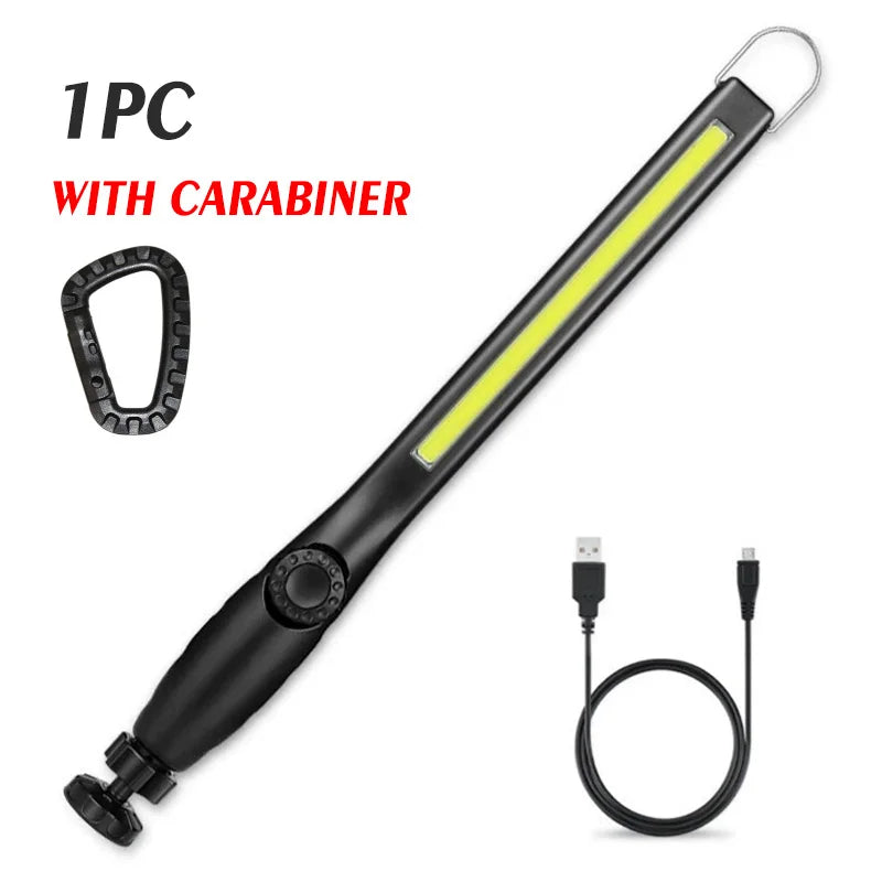 Rechargeable COB Work Light with Magnetic Base