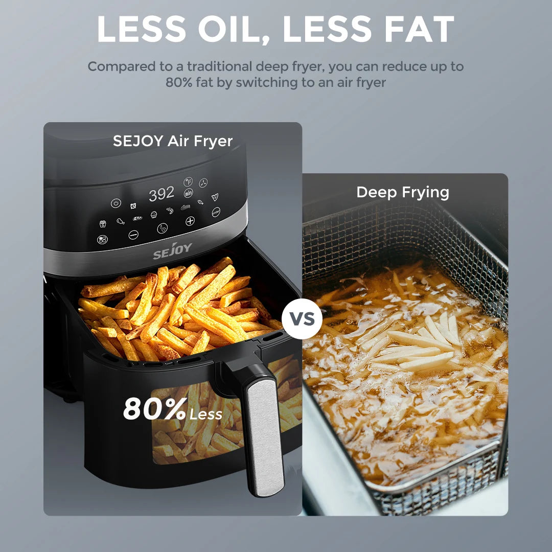8-in-1 6 Quart Electric Air Fryer Oven