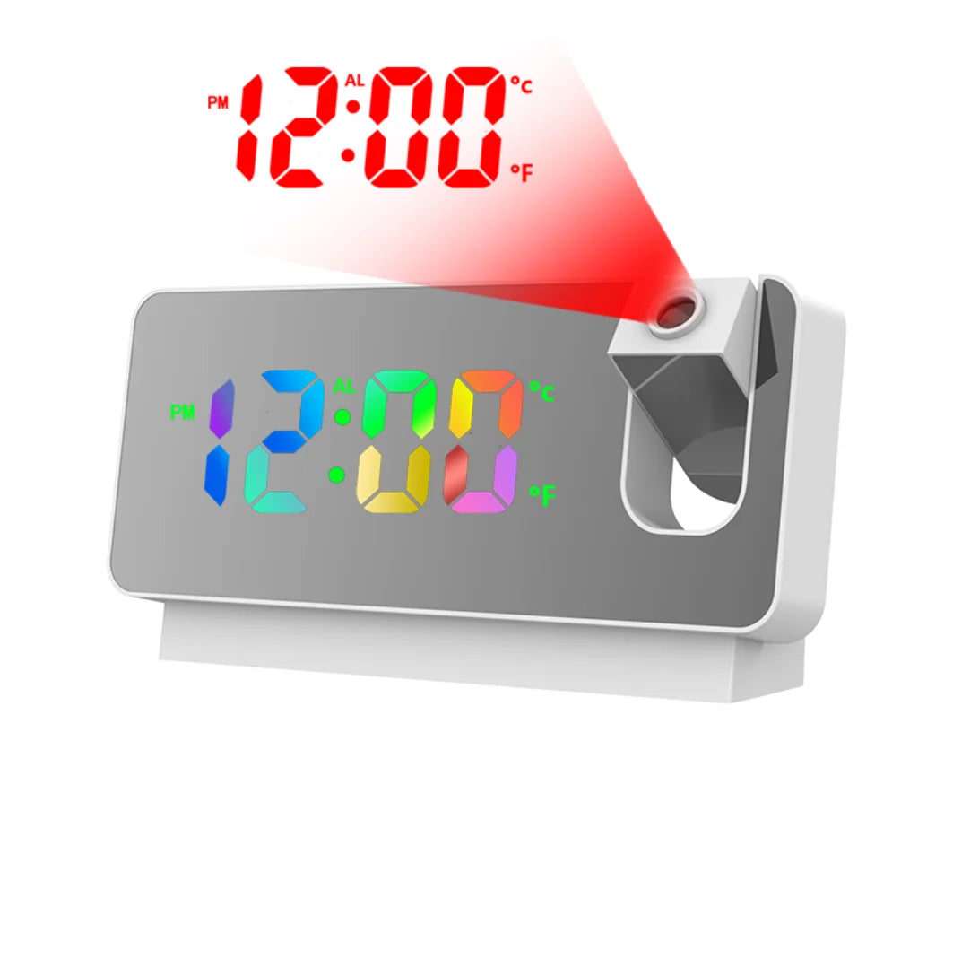 Rotating Projection Alarm Clock