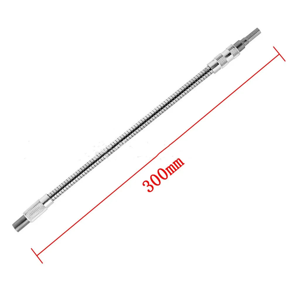 Hexagonal Shank Metal Flex Universal Extension Bit Holder Magnetic Hex Screwdriver Bit Connection Extension Rod for Hand Drill 