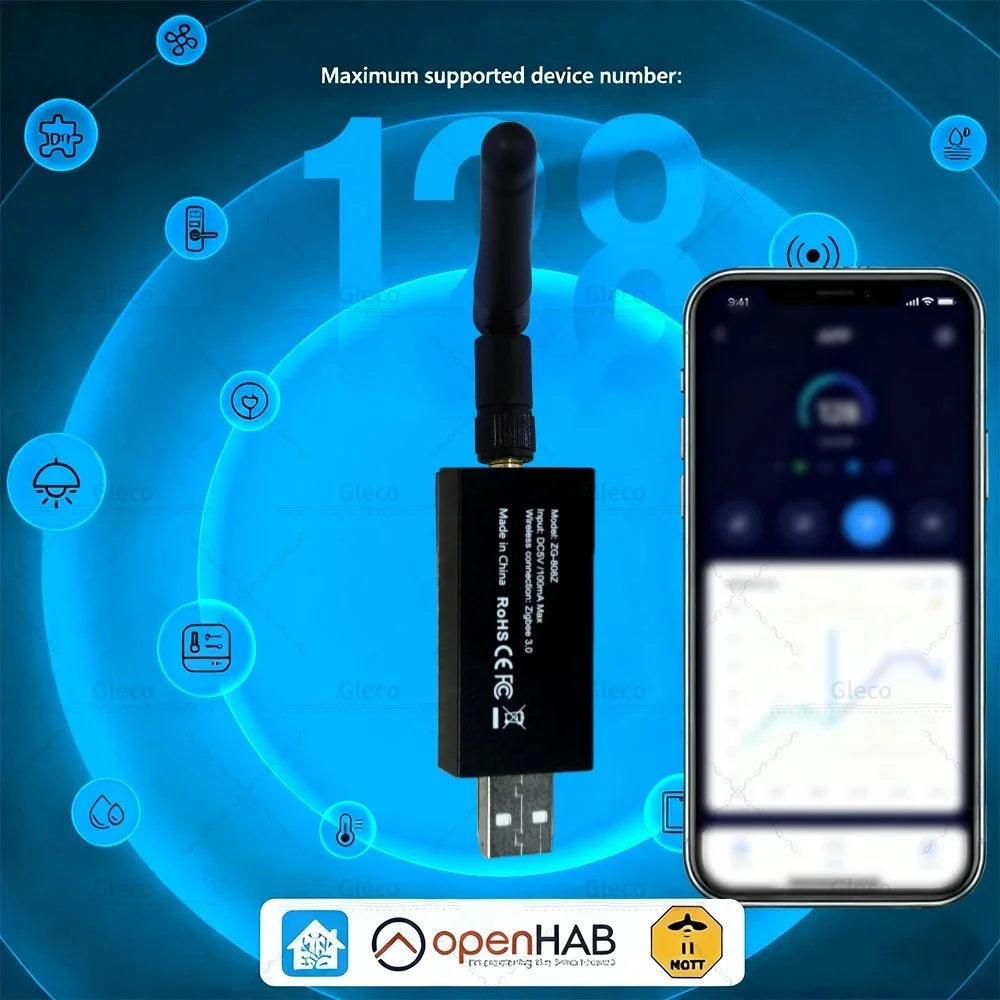 CC2652P1 Zigbee 3.0 USB Coordinator with Antenna