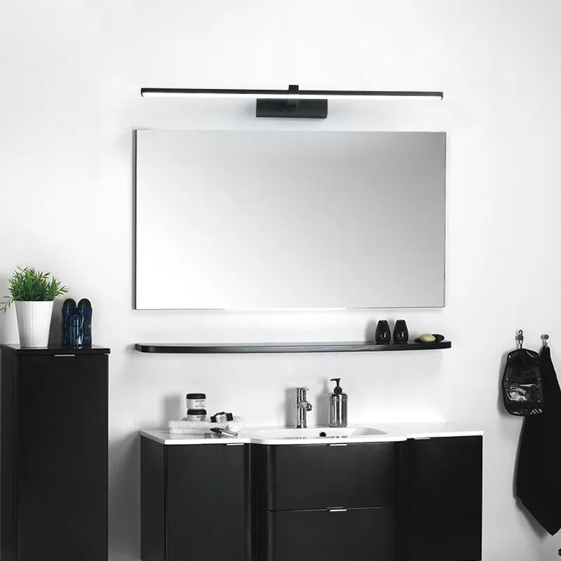 LED Mirror Wall Light in Black or White