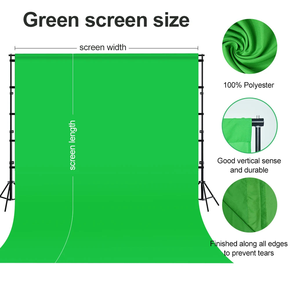 Solid-Colour Photography Backdrop, Size Options