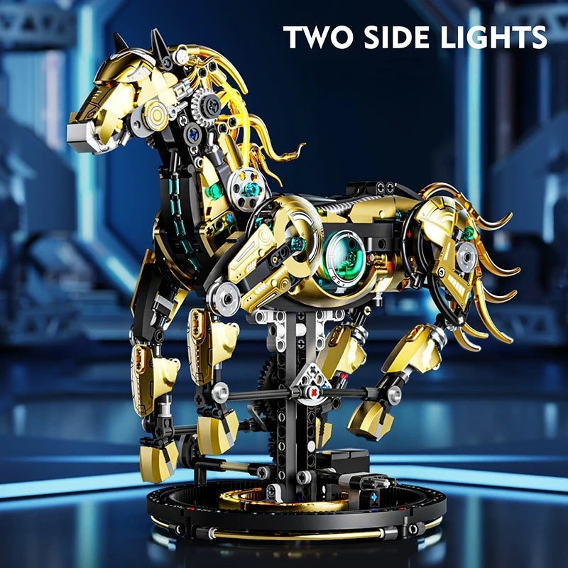 Mechanical Horse Building Kit - 1055 Pieces