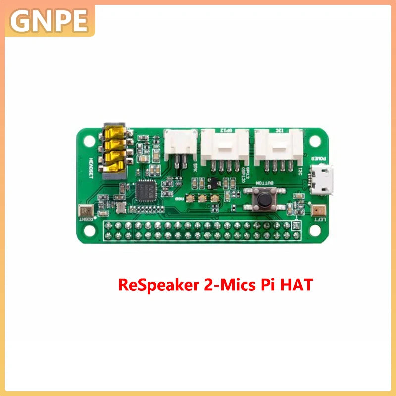 Carte d’extension Pi HAT à deux microphones