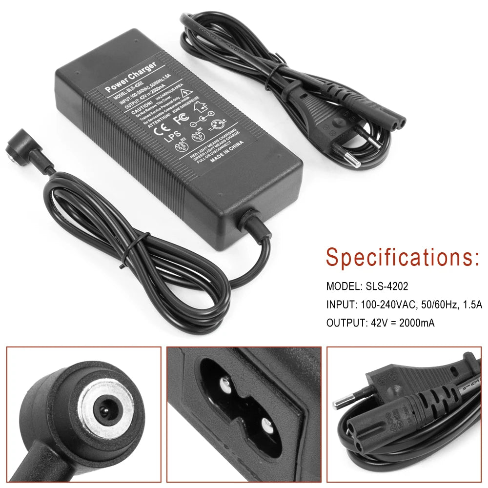Chargeur de batterie pour Xiaomi Electric Scooter 4 Pro