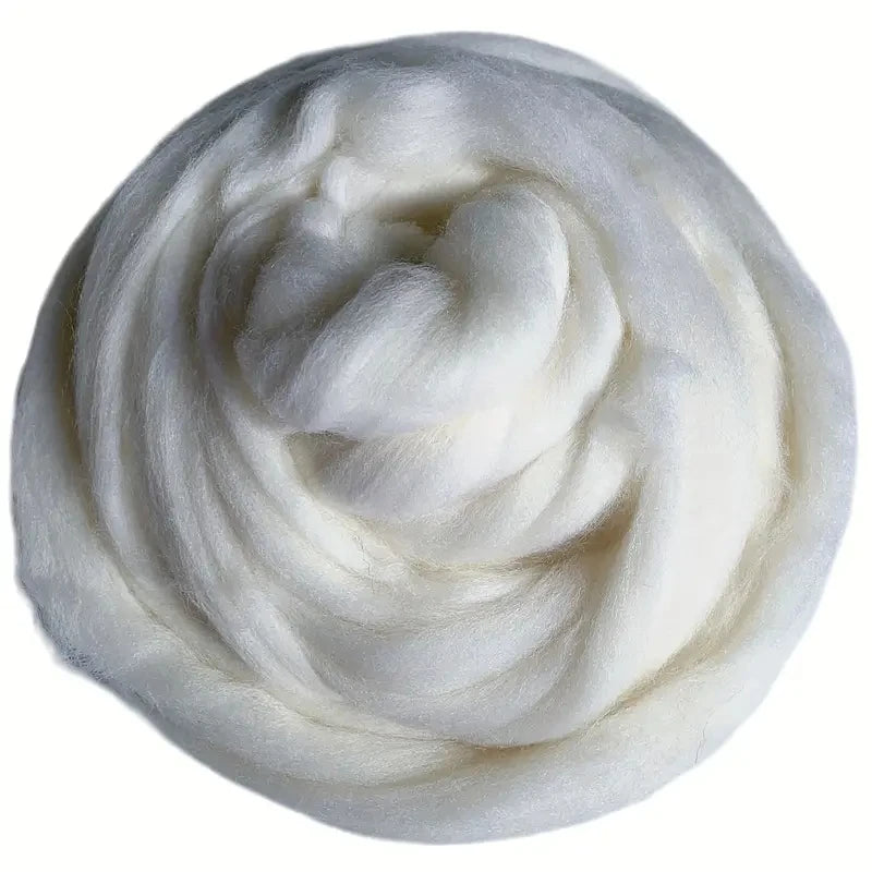 Wool Roving for Felting and Spinning, 100 g