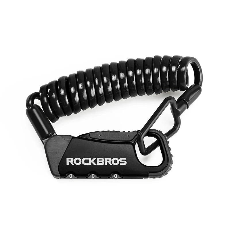3-Digit Bicycle Cable Lock, 120cm Anti-Theft Lock