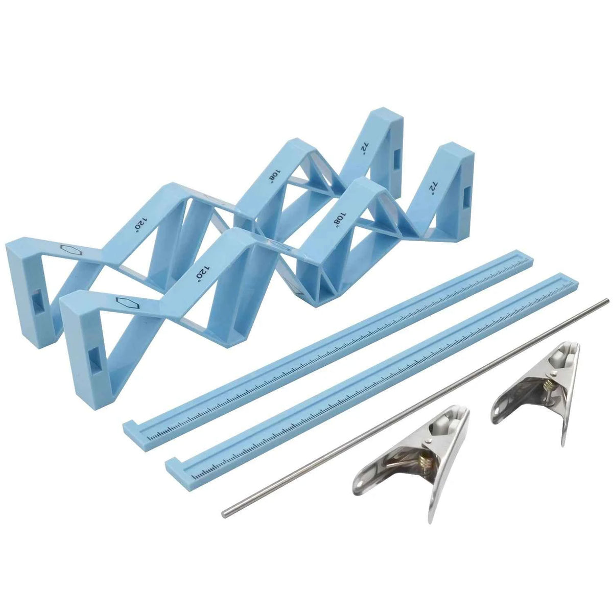 Multi-Angle Plastic Jig for Stained Glass Soldering