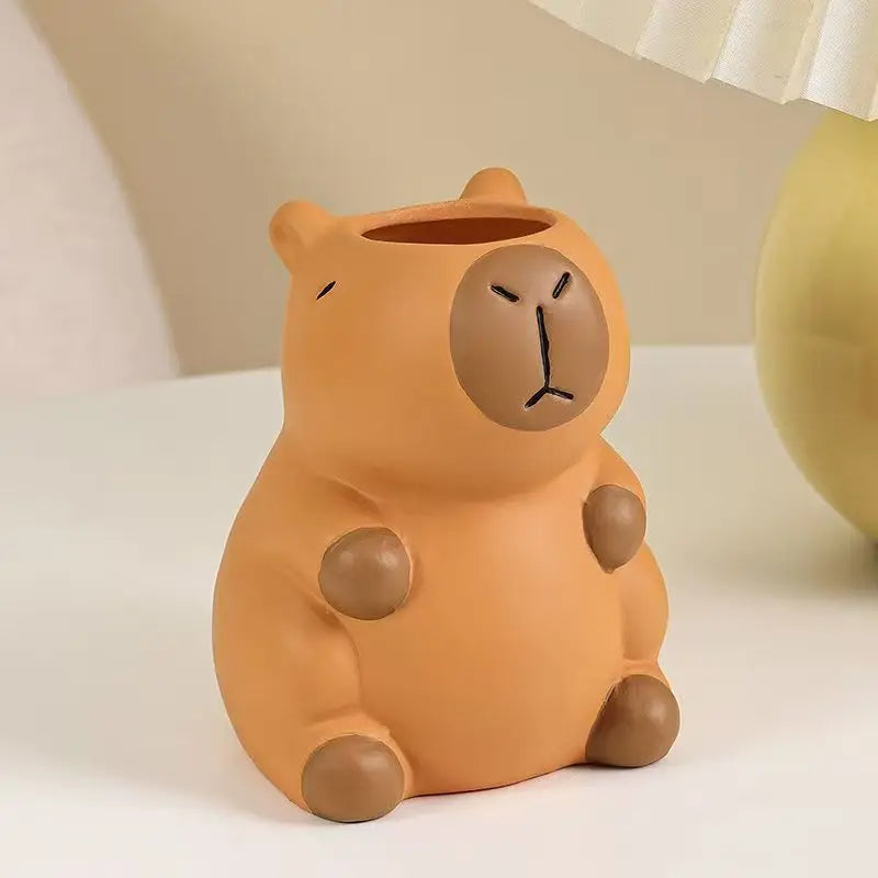 Cartoon Character Desk Pen Holder for Pens and Makeup Brushes