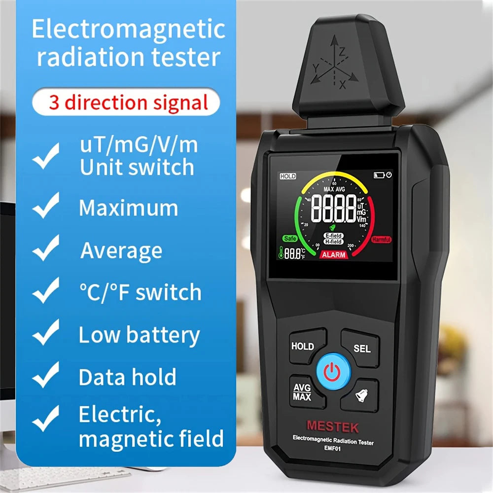 Medidor de campo electromagnético EMF01