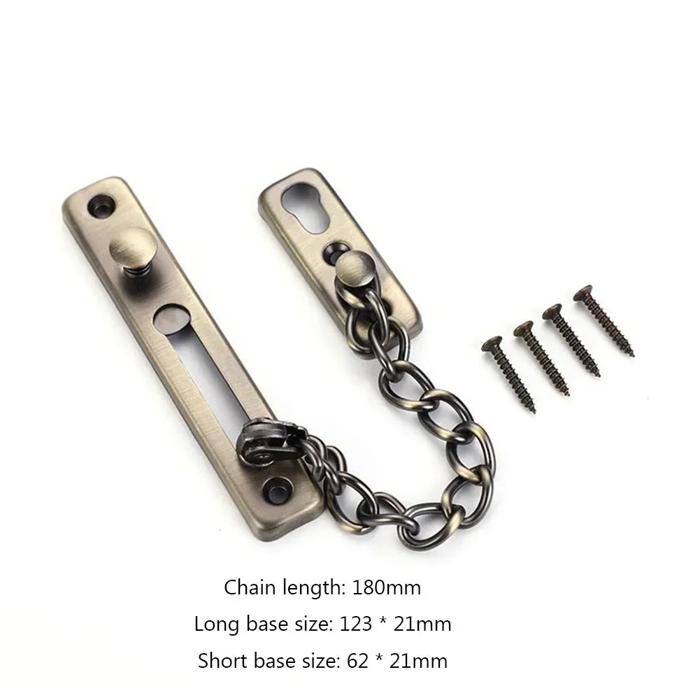 Door Security Chain, Guard and Plate Options
