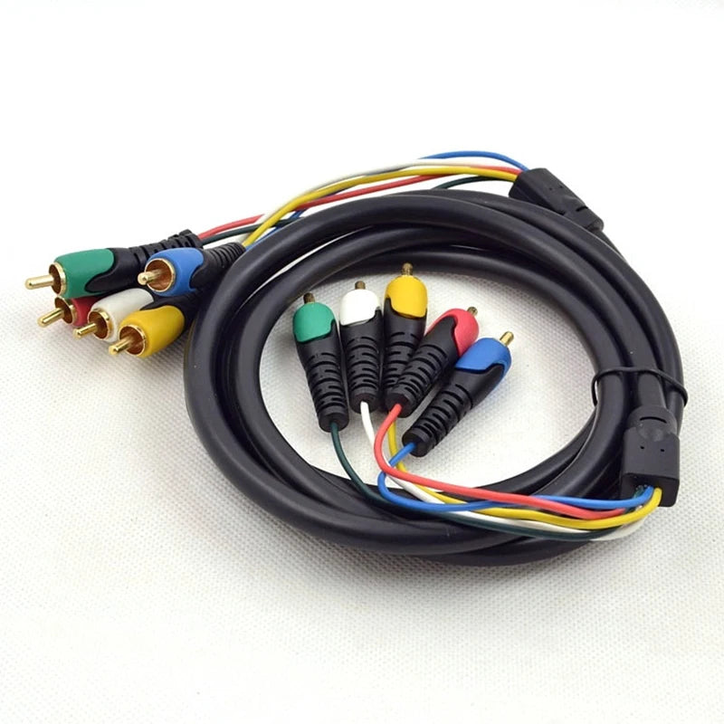 Cablu component audio-video 5-RCA, 1.8 m