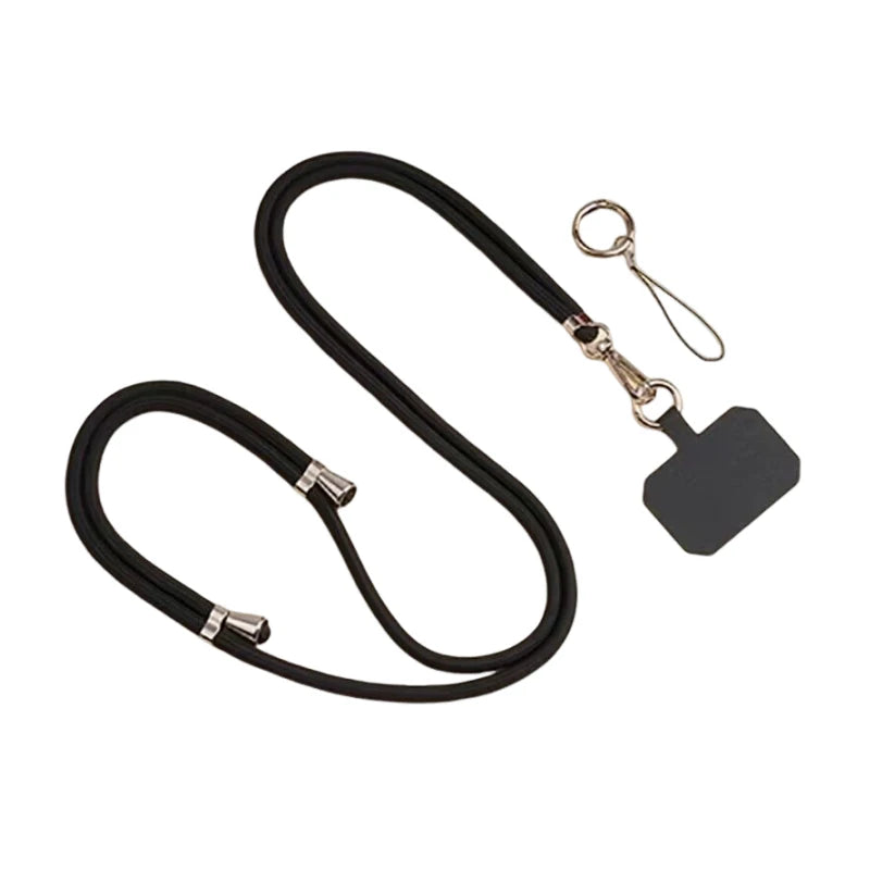 1pcs Crossbody Lanyard Necklace Strap Universal Mobile Phone Adjustment Long Hanging Rope With Clip Anti-Lost Lanyard 