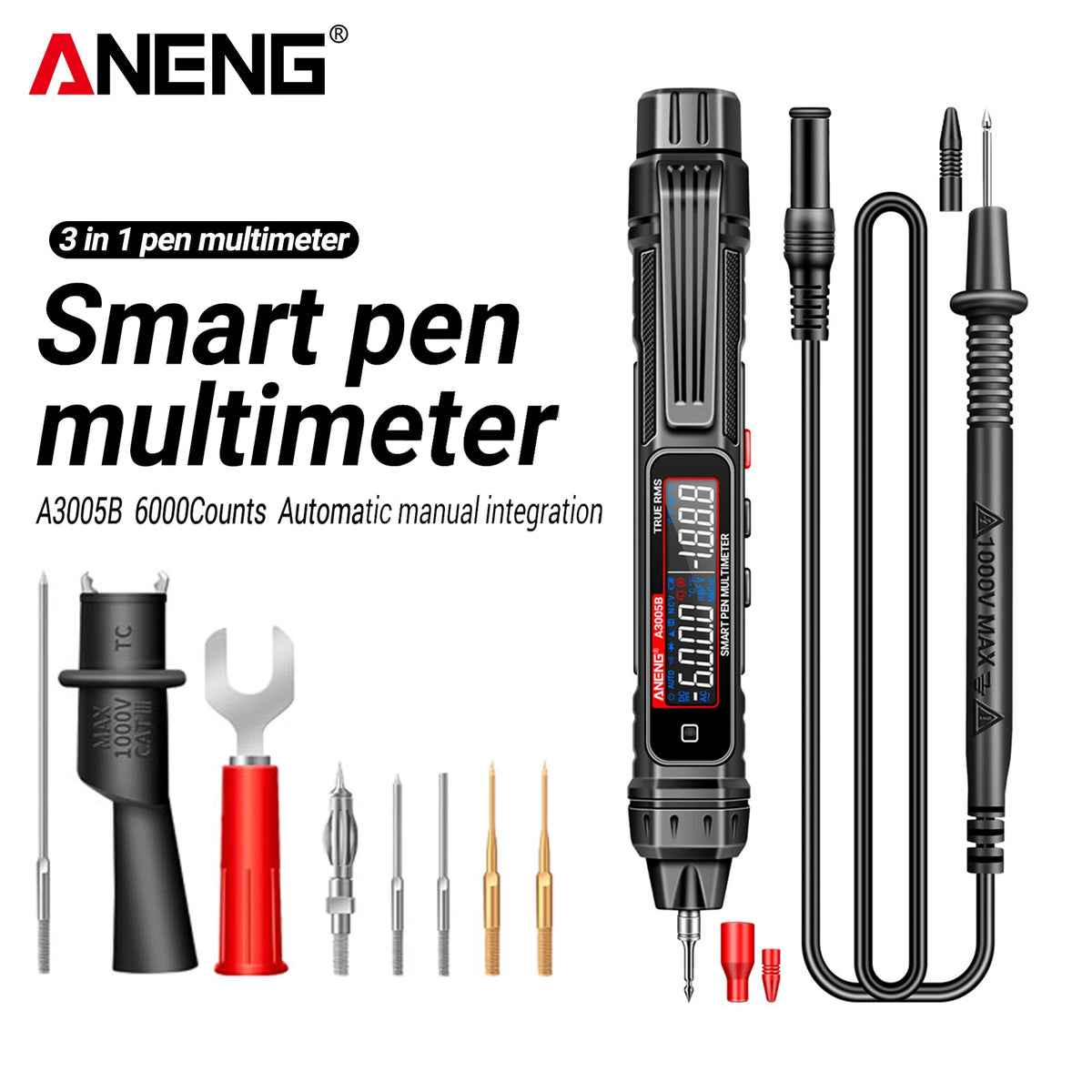 A3005B Pen-Style Digital Multimeter, Version Options