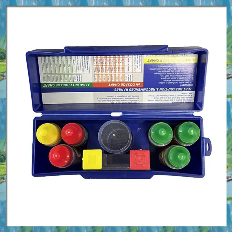Vijf-wegs Reagent Test Kit voor Zwembad en Spa