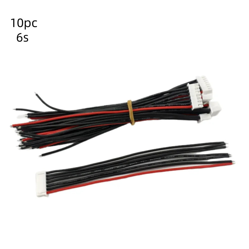 Prívodné vodiče balansovacieho konektora LiPo - balenie 10 ks, 1S až 8S