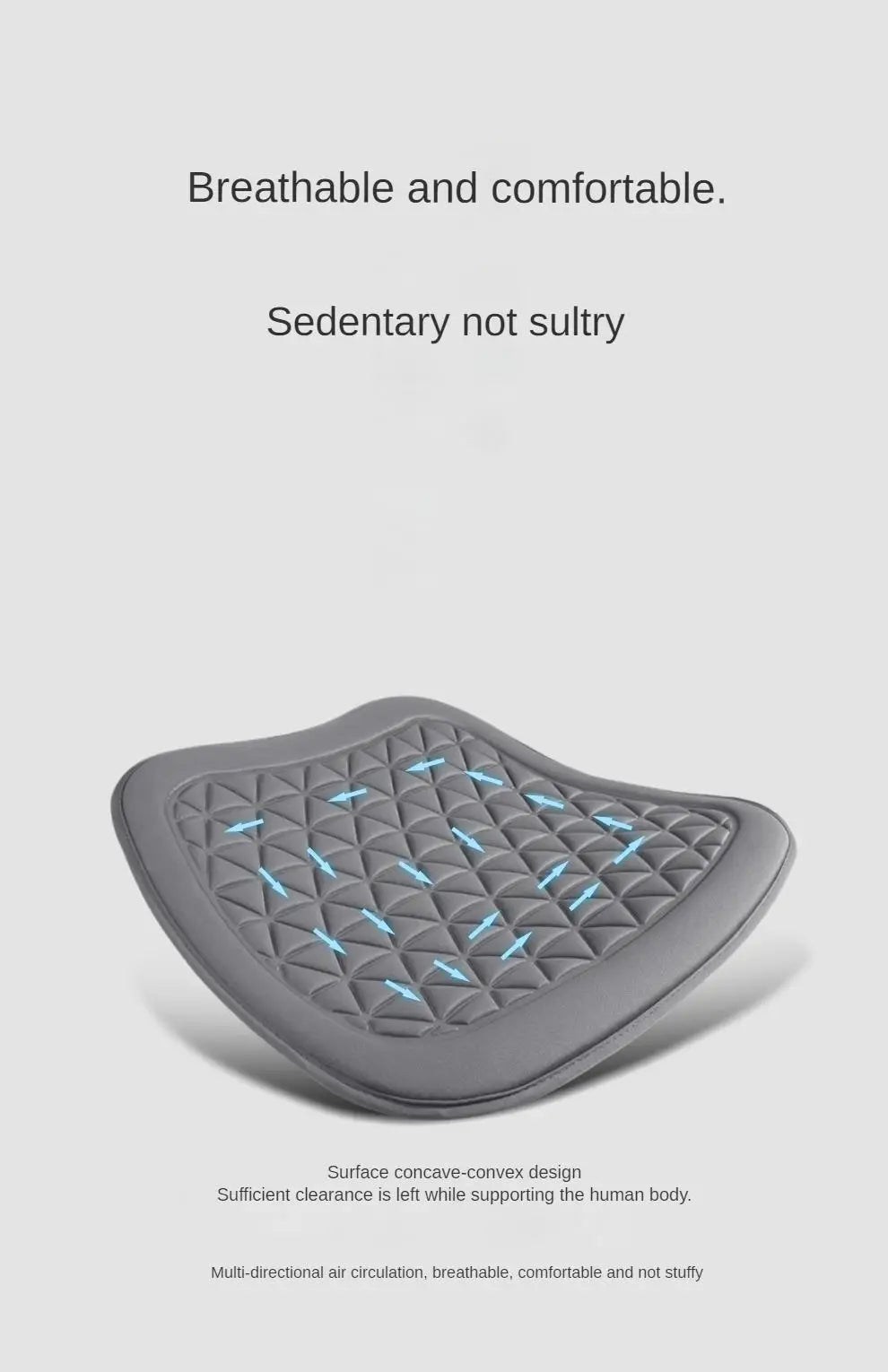 Funda de Asiento para Coche de Tela Transpirable – Cojín de Asiento con Masaje 3D