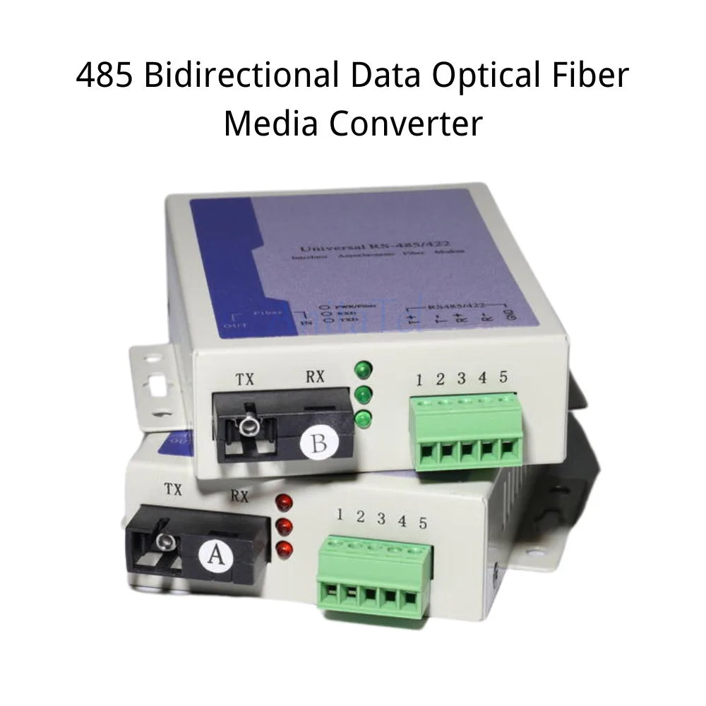 RS485-to-Fibre Bidirectional Media Converter
