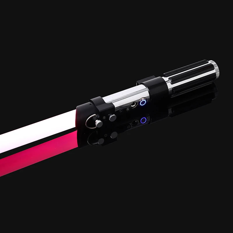 Sabre laser en métal RGB rechargeable avec effets sonores