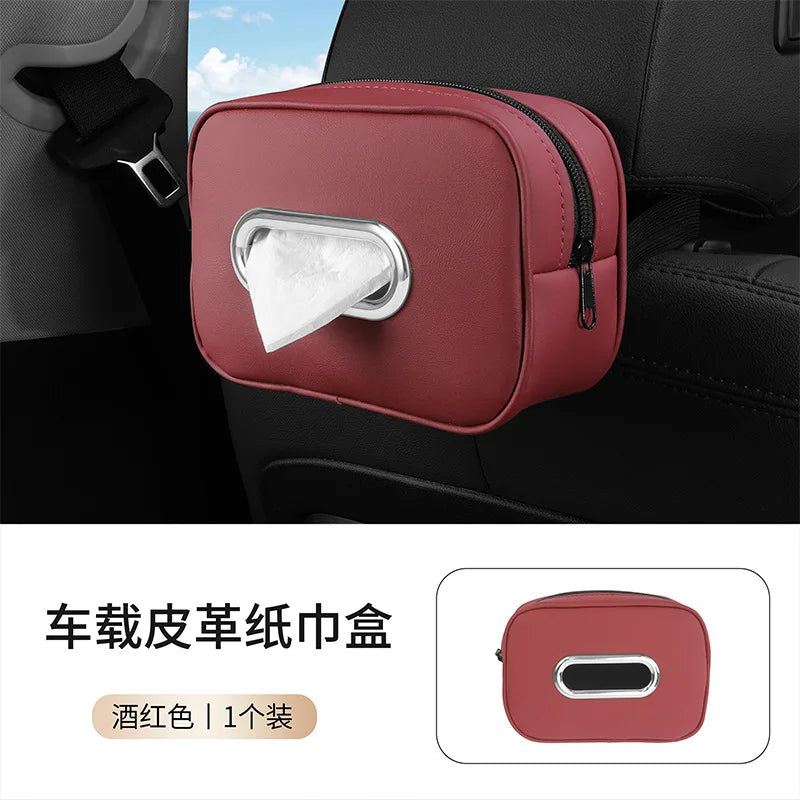 Car Seat-Back Organiser with Tissue Storage