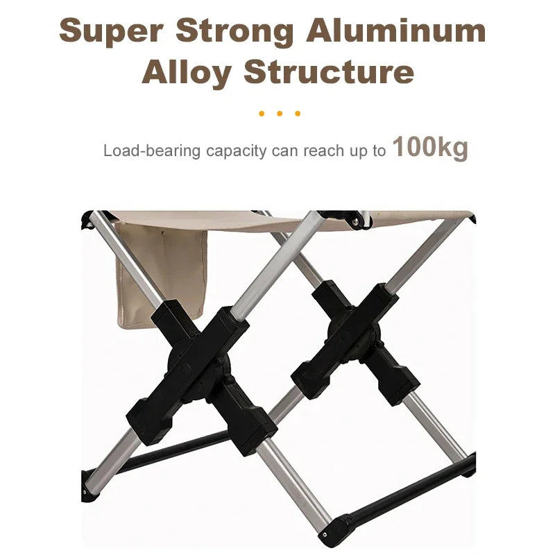Foldable Director’s Chair for Camping, Beach and Fishing