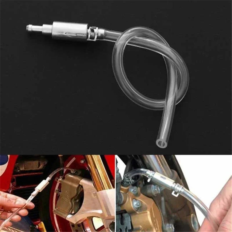 Car Clutch Brake Bleeder Hose Hydraulic Clutch One Way Valve Tube Bleeding Tool Replacement Adapter Kit Auto Accessories 
