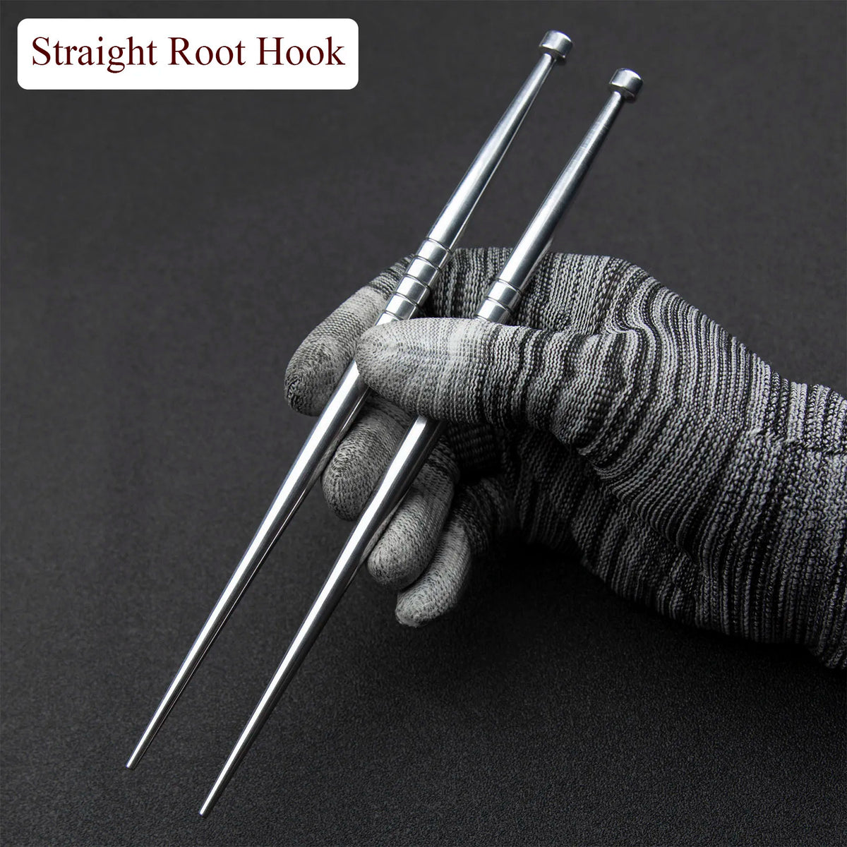 3-Piece Bonsai Root Hook, Tweezers & Rake Set